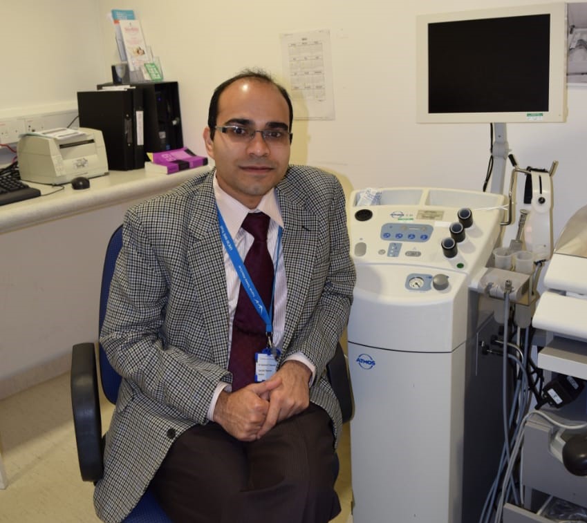 Dr. Sabyasachi Chakrabarti's clinic in United Kingdom